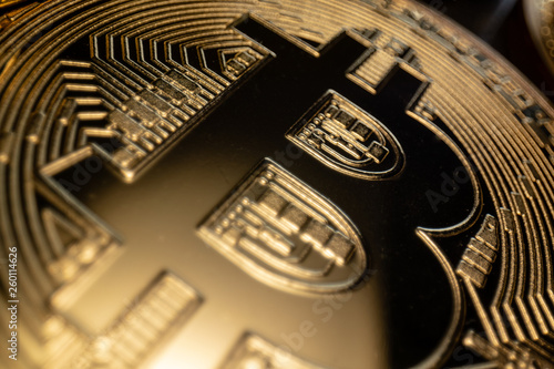 Macro Bitcoin Extreme Close Up photo