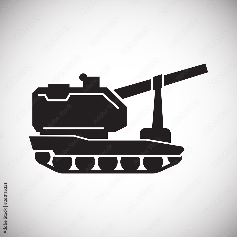 Military vehicle icon on background for graphic and web design. Simple vector sign. Internet concept symbol for website button or mobile app. Military vehicle icon on background for graphic and web design. Simple vector sign. Internet concept symbol for website button or mobile app.