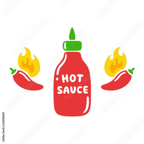 Hot sauce bottle