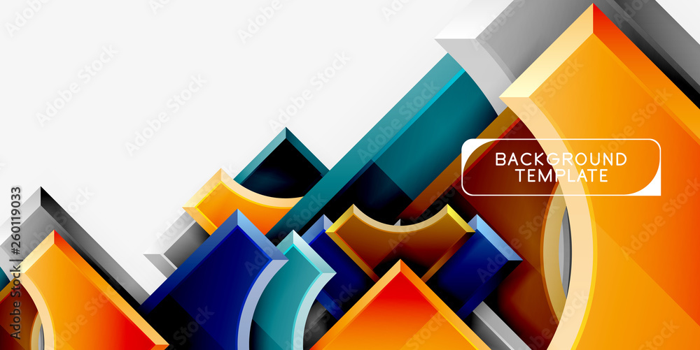 3d futuristic shapes vector abstract background made of glossy pieces with light effects 3d futuristic shapes vector abstract background made of glossy pieces with light effects