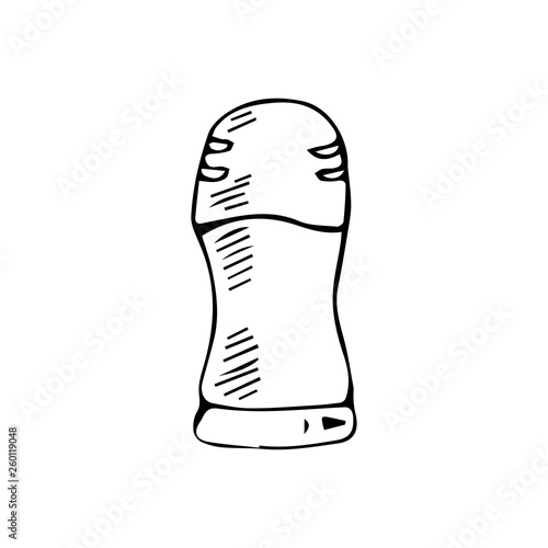deodorant vector sketch