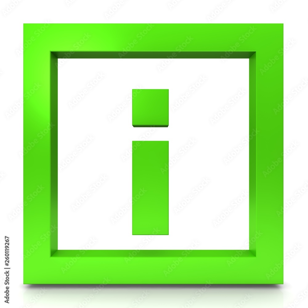 information sign info point symbol instructions icon green 3d render logo button isolated on white background information sign info point symbol instructions icon green 3d render logo button isolated on white background