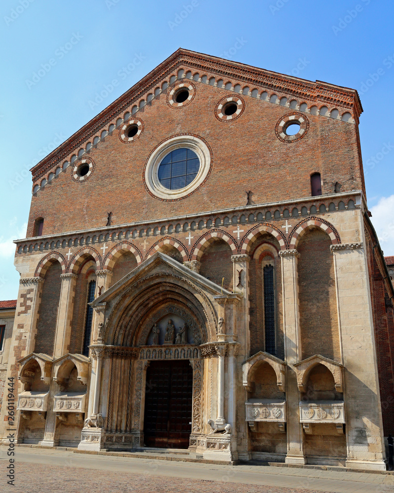 Saint Lawrence Church in the historic city of Vicenza