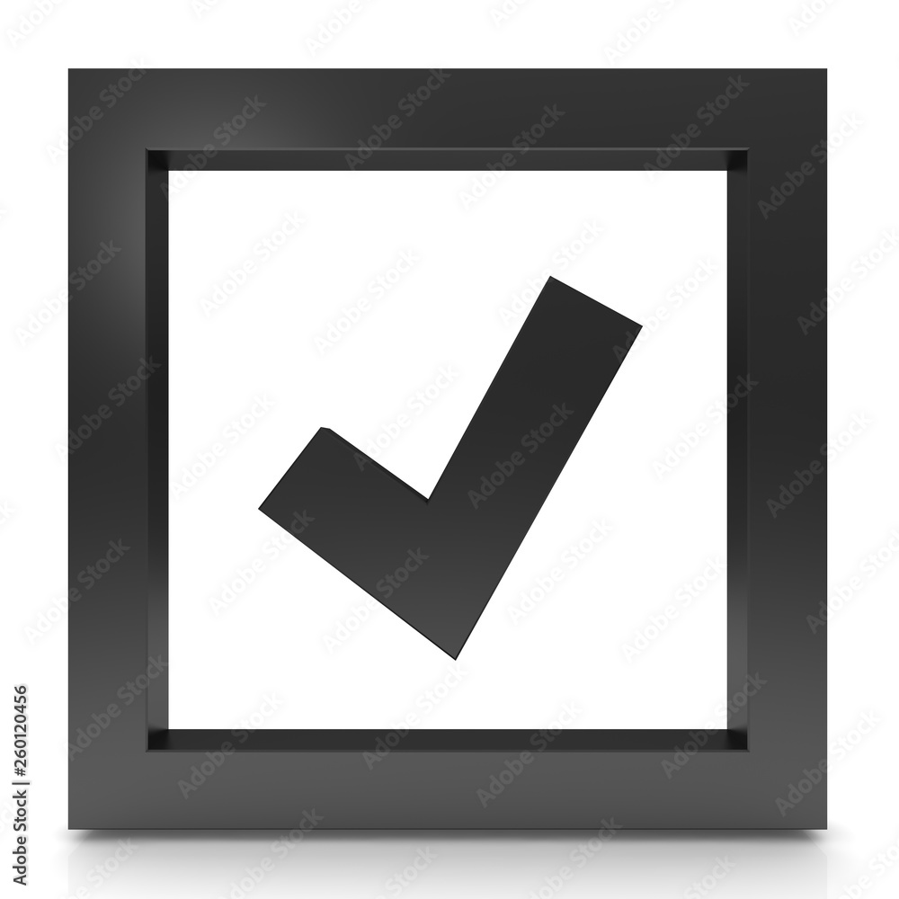 check mark tick icon ok sign gear hook symbol accept yes logo button black 3d render graphic isolated on white background in high resolution check mark tick icon ok sign gear hook symbol accept yes logo button black 3d render graphic isolated on white background in high resolution