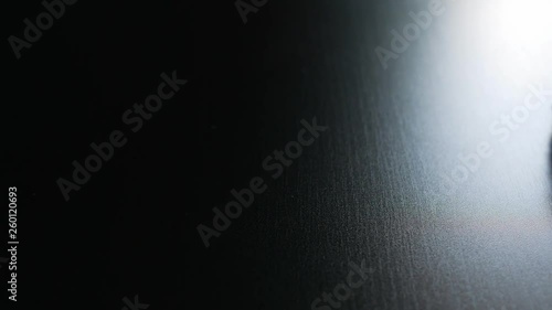 Purple handcuff with key, slider shot