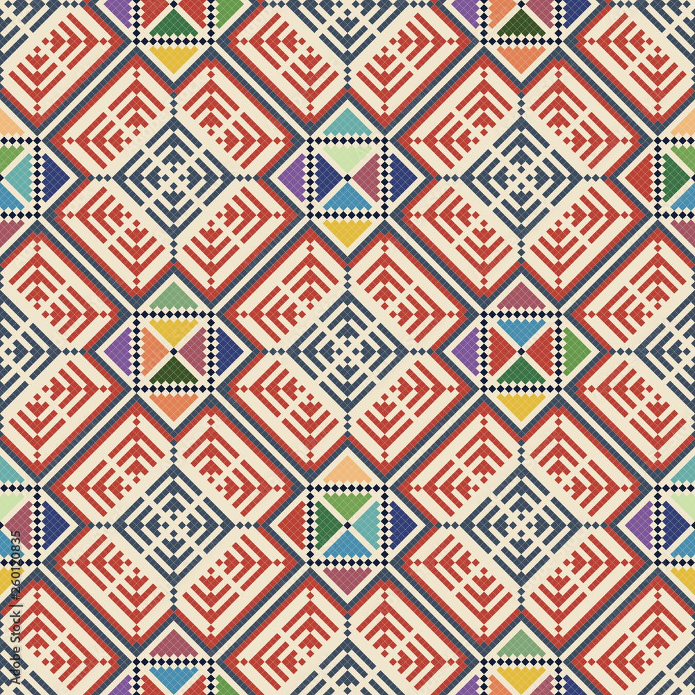 Palestinian embroidery pattern  113