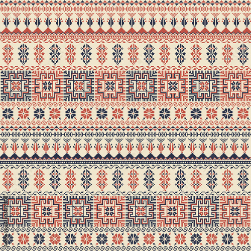 Palestinian embroidery pattern 122