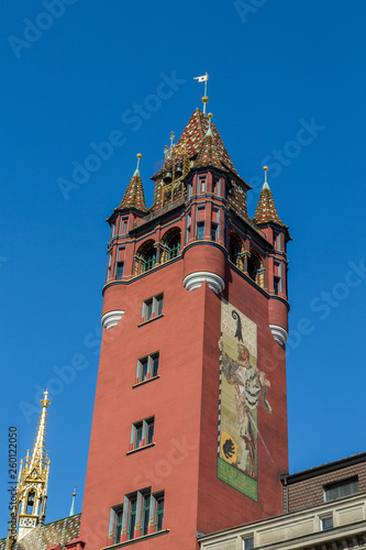 tour de Hôtel de ville de Bâle (bâtiment publique historique)