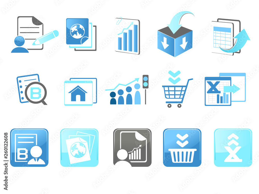 Business Technology Internet Website Icons