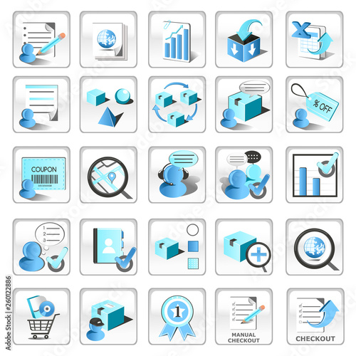 Business Technology Internet Website Icons