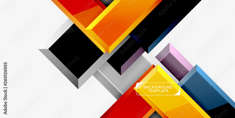 Abstract arrows composition background Abstract arrows composition background