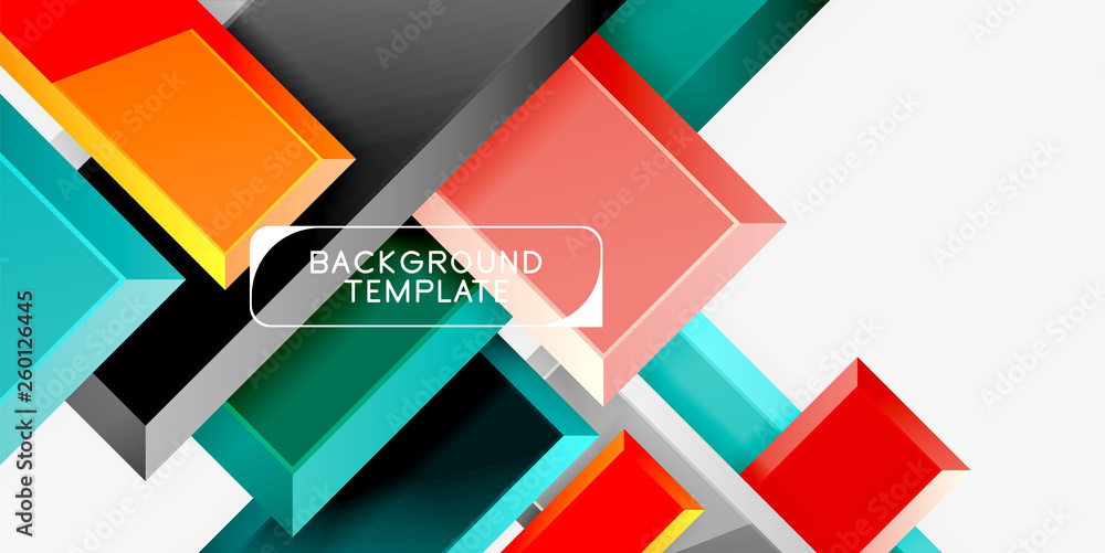 Glossy arrows geometric background Glossy arrows geometric background