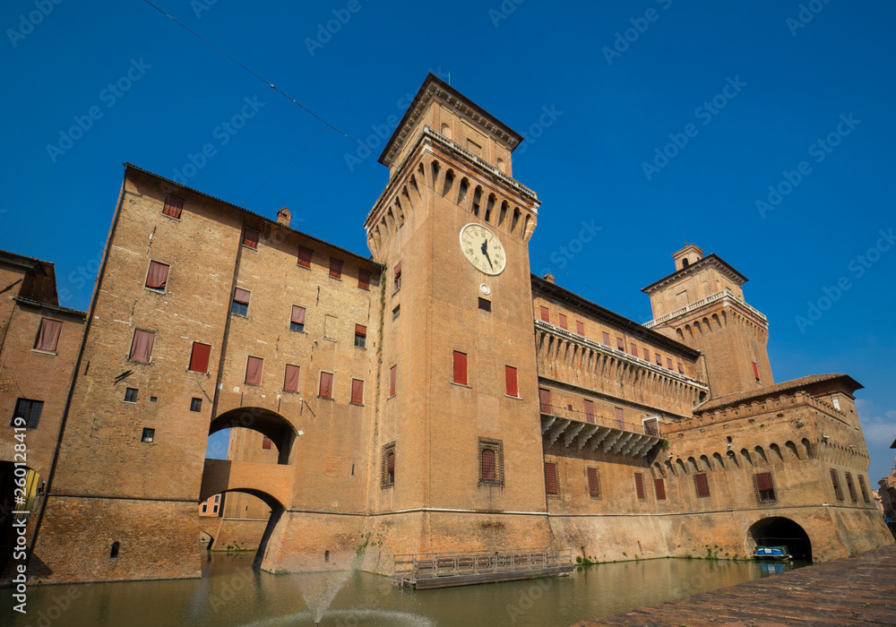 Castello Estense, St Mchael's Castle, Ferrara, Italy