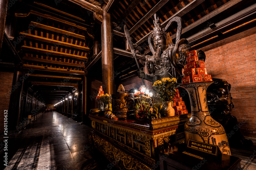 A Buddhist temple in northern Vietnam. Bai Dinh Pagoda A Buddhist temple in northern Vietnam. Bai Dinh Pagoda