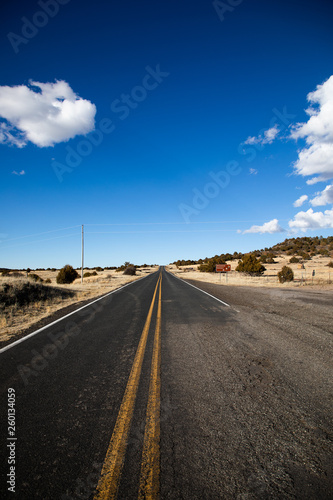 US Road in Desert