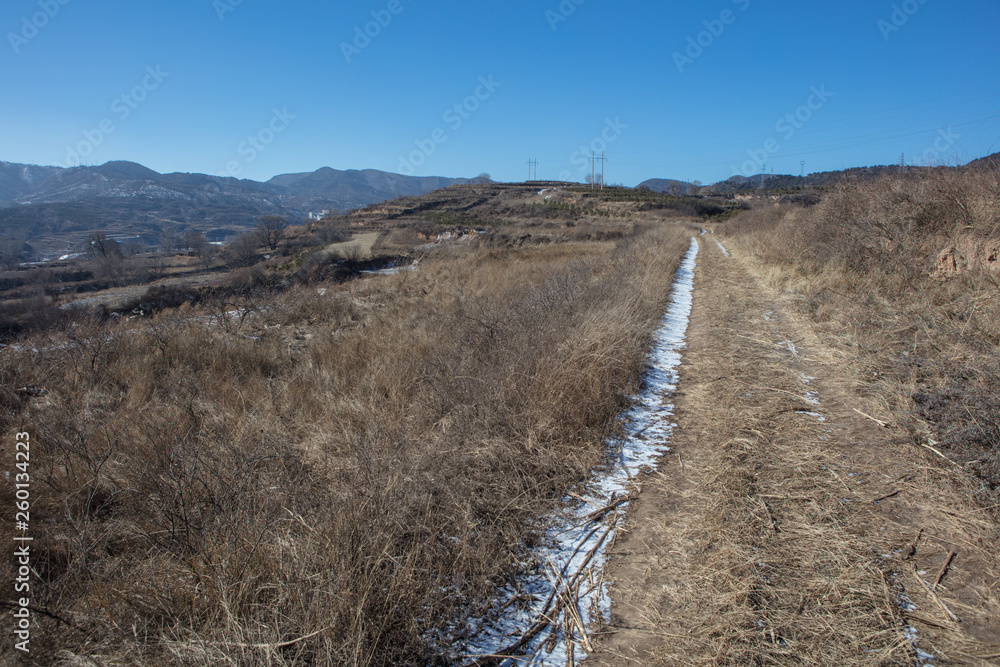 Landform of loess high slope