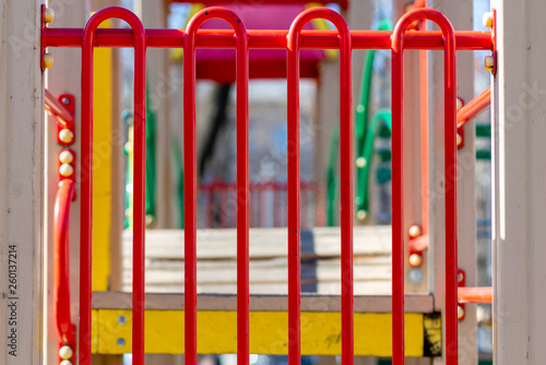 the bars of the Playground