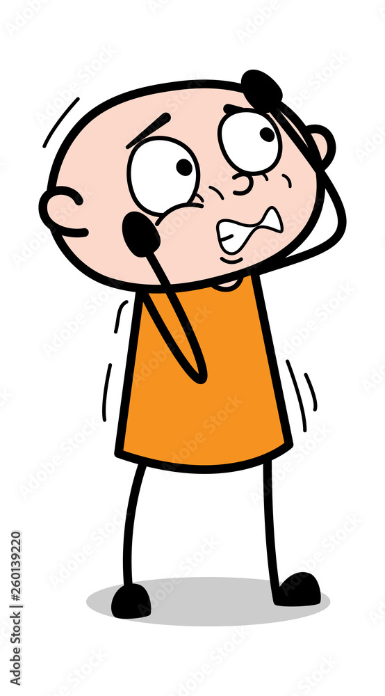 Irritated - Cartoon thief criminal Guy Vector Illustration Irritated - Cartoon thief criminal Guy Vector Illustration