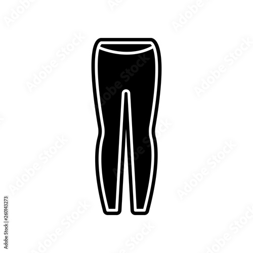 Jegging, legging clothes woman icon. Element of clothes for mobile concept and web apps icon. Glyph, flat icon for website design and development, app development