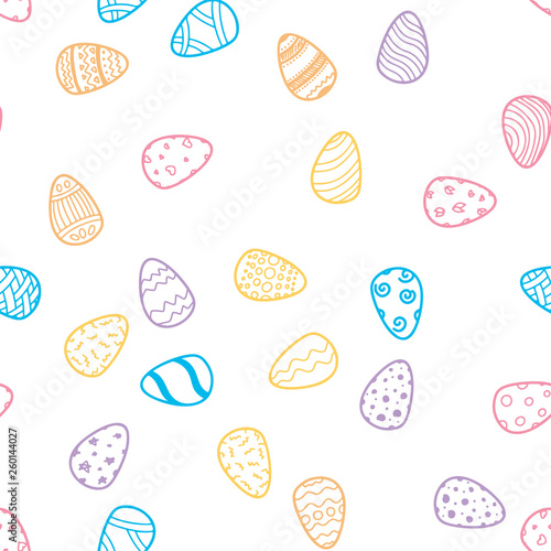 Happy Easter holiday seamless background