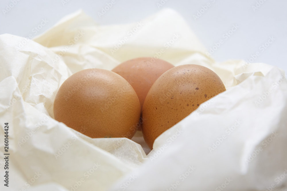 Easter eggs on a white background Easter eggs on a white background