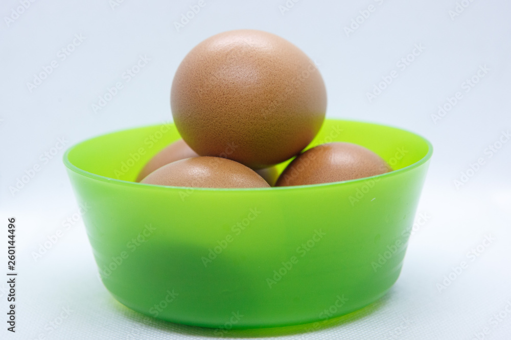 Easter eggs on a white background Easter eggs on a white background