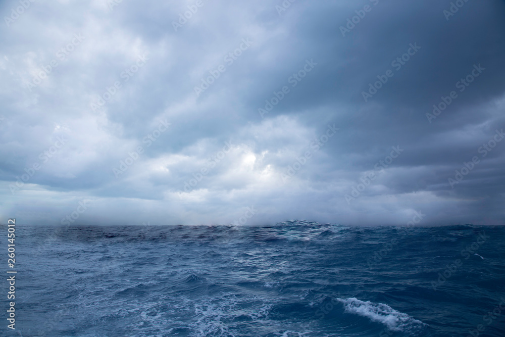 Storm on the ocean