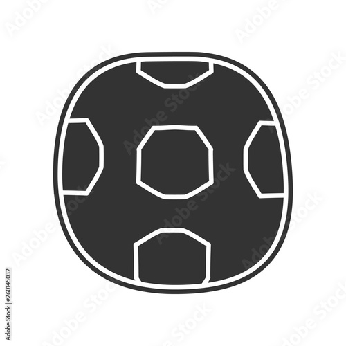 soccer ball sketch icon. Element of Education for mobile concept and web apps icon. Glyph, flat icon for website design and development, app development