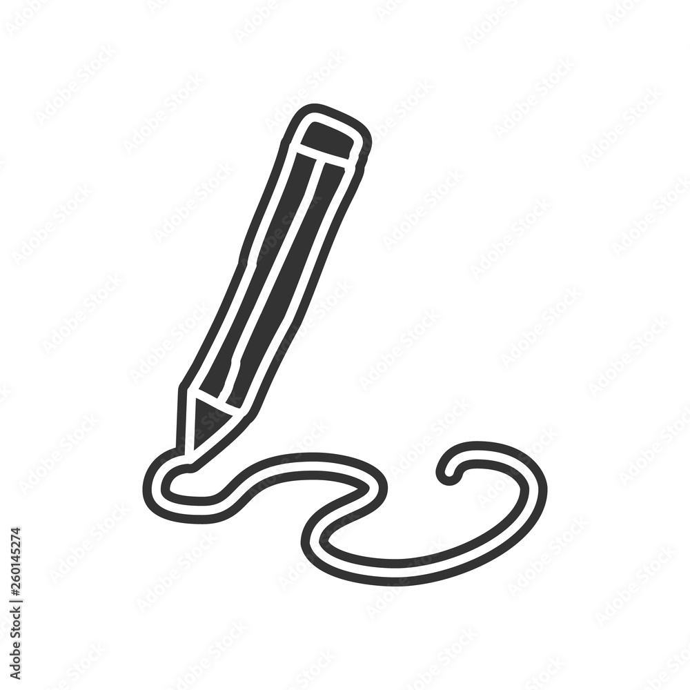 pencil and line sketch icon. Element of Education for mobile concept and web apps icon. Glyph, flat icon for website design and development, app development pencil and line sketch icon. Element of Education for mobile concept and web apps icon. Glyph, flat icon for website design and development, app development