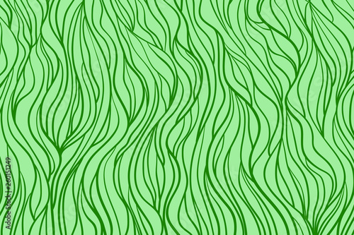 Colorful wavy background. Hand drawn waves. Stripe texture with many lines. Waved pattern. Colored illustration for banners, flyers or posters