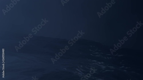 Wallpaper Mural Big Sea Storm and Lightning Storm in the Middle of the Sea Torontodigital.ca