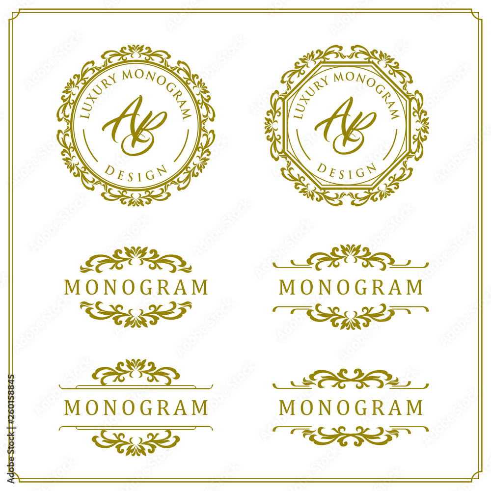 Obraz premium Luxury design set for wedding and decoration