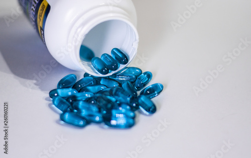 I did the same with Ibuprofen, I love the blue color. It was taken with a Nikkor 50 mm lens/ photo