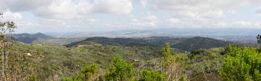 Aliso & Woods Canyon Wilderness trail in the spring after a rainy season, Laguna Beach, CA hiking trails. Aliso & Woods Canyon Wilderness trail in the spring after a rainy season, Laguna Beach, CA hiking trails.