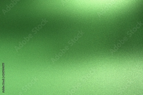Obraz na płótnie Abstract texture background, light shining on rough green metal wall w salonie