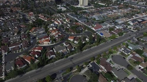 Residential Neighborhood Home Development Aerial View.MOV
