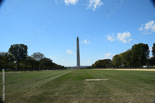 washington monument in the park