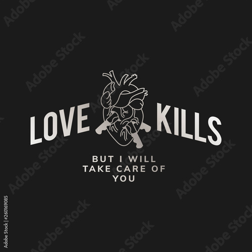 Love kills illustration