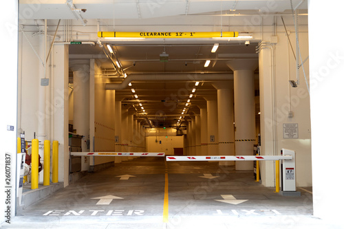 Undergroung parking entrance