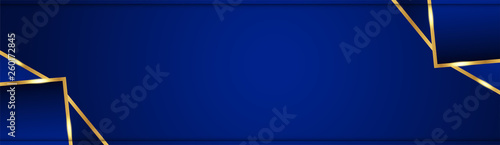 Abstract blue background in premium indian style. Template design for cover, business presentation, web banner, wedding invitation and luxury packaging. Vector illustration with golden border.