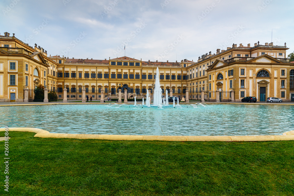 Royal Villa in Monza. Italy