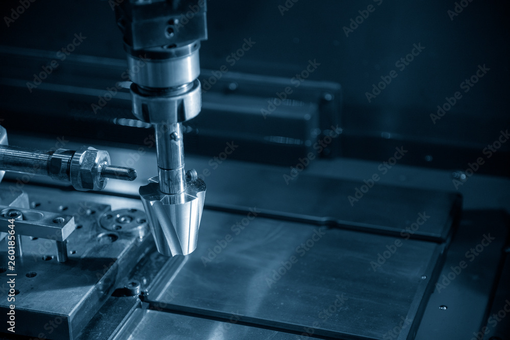 The operation of EDM machine . The modern manufacturing machine with hi technology. The operation of EDM machine . The modern manufacturing machine with hi technology.