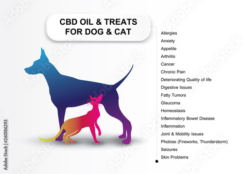CBD oil & treats for dog & cat
