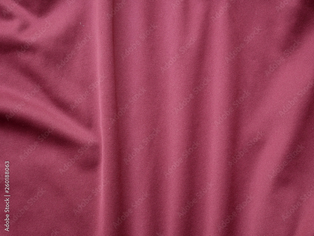 red sportswear cloth background,silk fabric texture