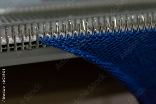 Manual knitting machine. A knitting machine is a device used to create knitted fabrics