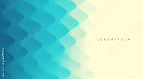 Abstract wavy background for banner, flyer and poster. Dynamic effect. Vector illustration. Cover design template. Can be used for advertising, marketing, presentation.