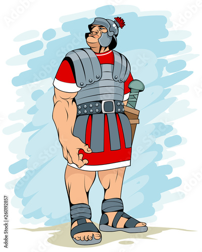 Portrait of a Roman legionary