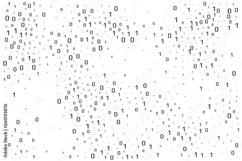 Obraz premium Binary data vector design element. Digital abstract background.