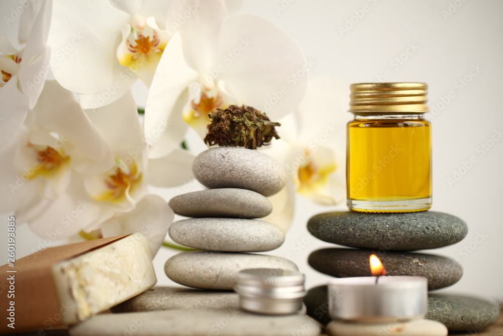 Cannabis oil medical marijuana relax concept Cannabis oil medical marijuana relax concept