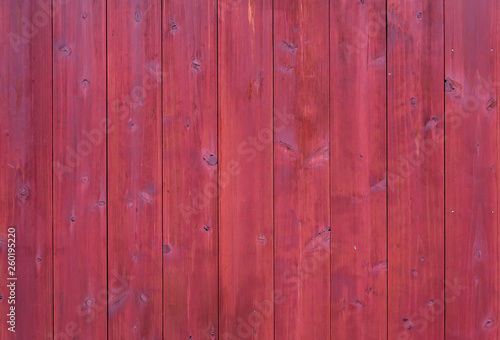Red wood wall with beautiful wood texture for graphic material wallpaper background and texture